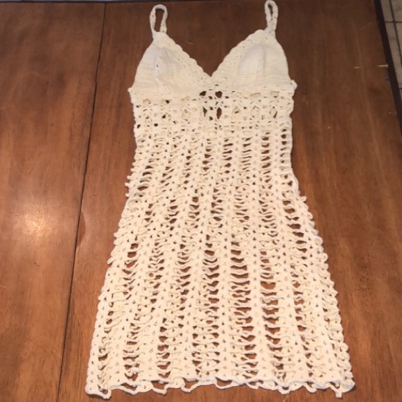 Other - White Knit Cover Up
